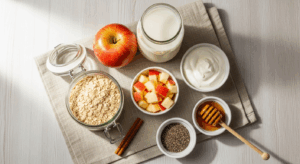 Apple Cinnamon Overnight Oats recipe ingredients