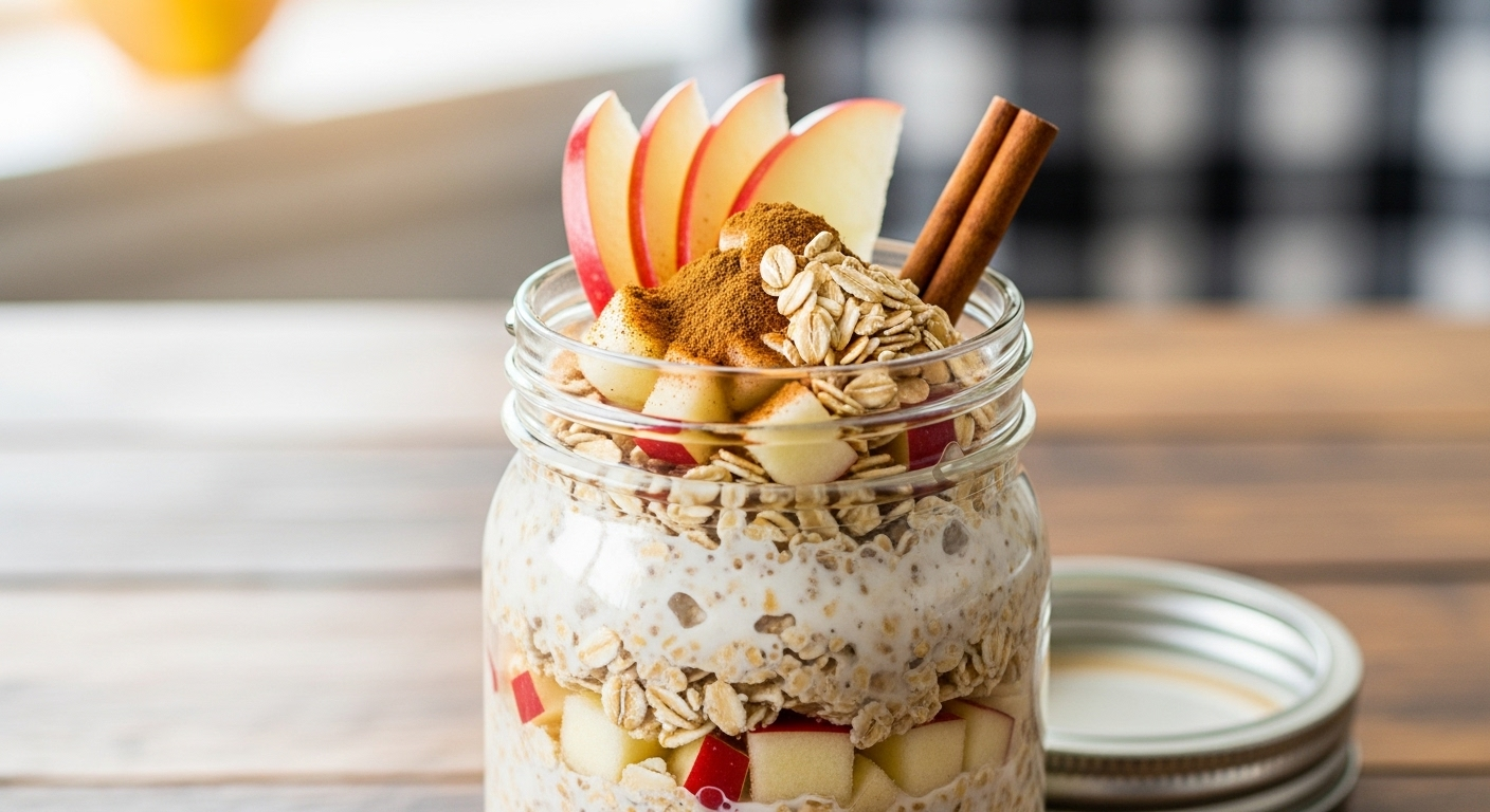 Apple Cinnamon Overnight Oats