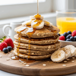 Banana Oat Pancakes