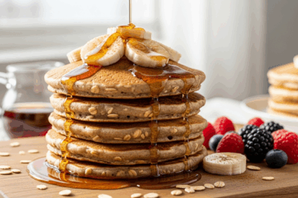 Banana Oat Pancakes