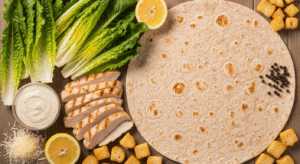 Grilled Chicken Caesar Salad Wrap
