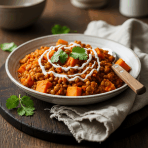 Lentil & Sweet Potato Curry