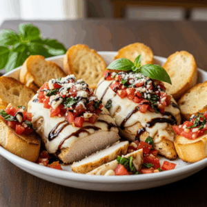 Cheesy Bruschetta Chicken