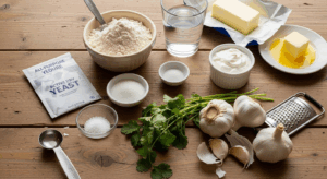Garlic Naan ingredients