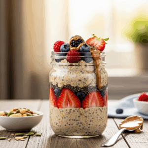 High-Protein Overnight Oats.