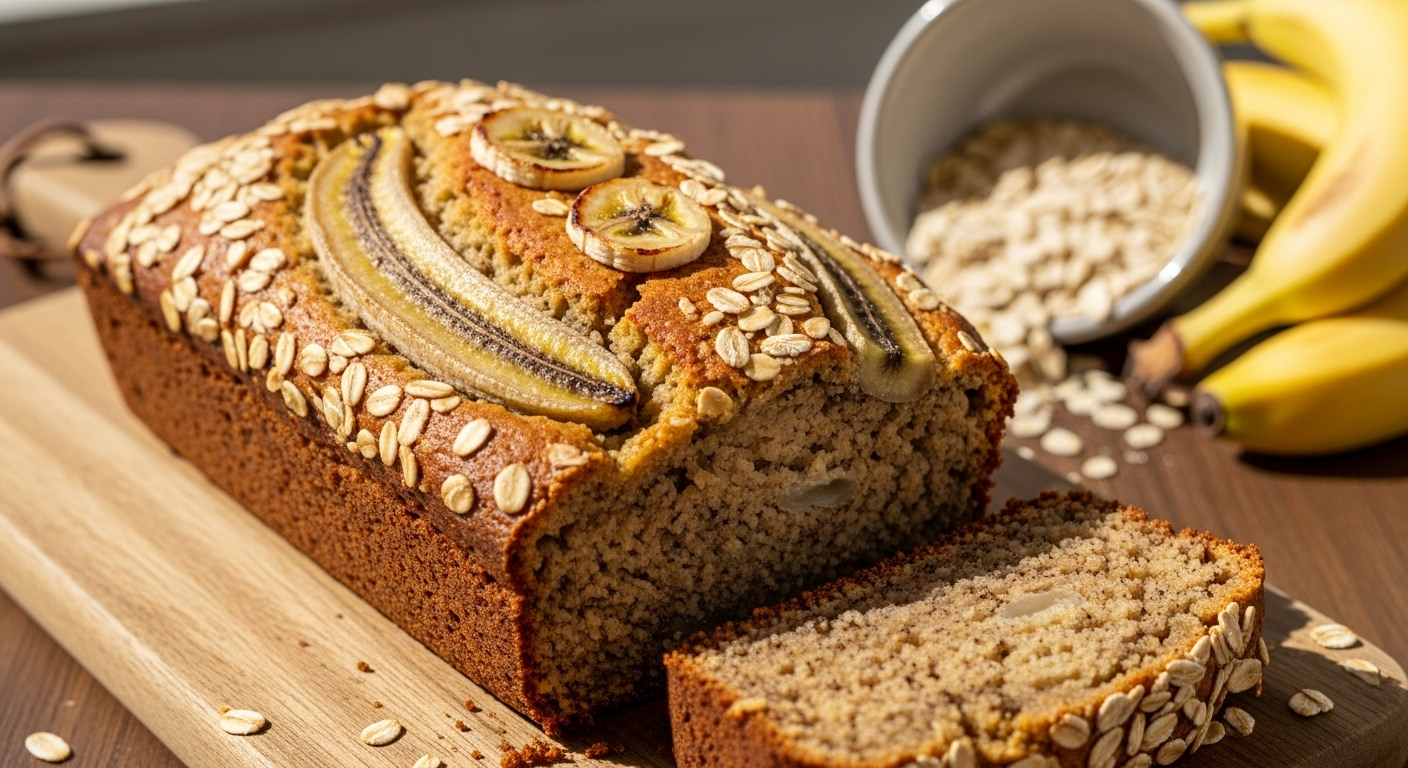 Oat Flour Banana Bread
