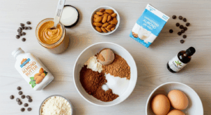 Protein Brownies with Almond Butter