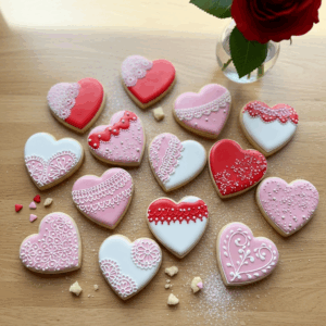 Valentine’s Heart Sugar Cookies