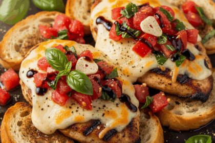 Cheesy Bruschetta Chicken