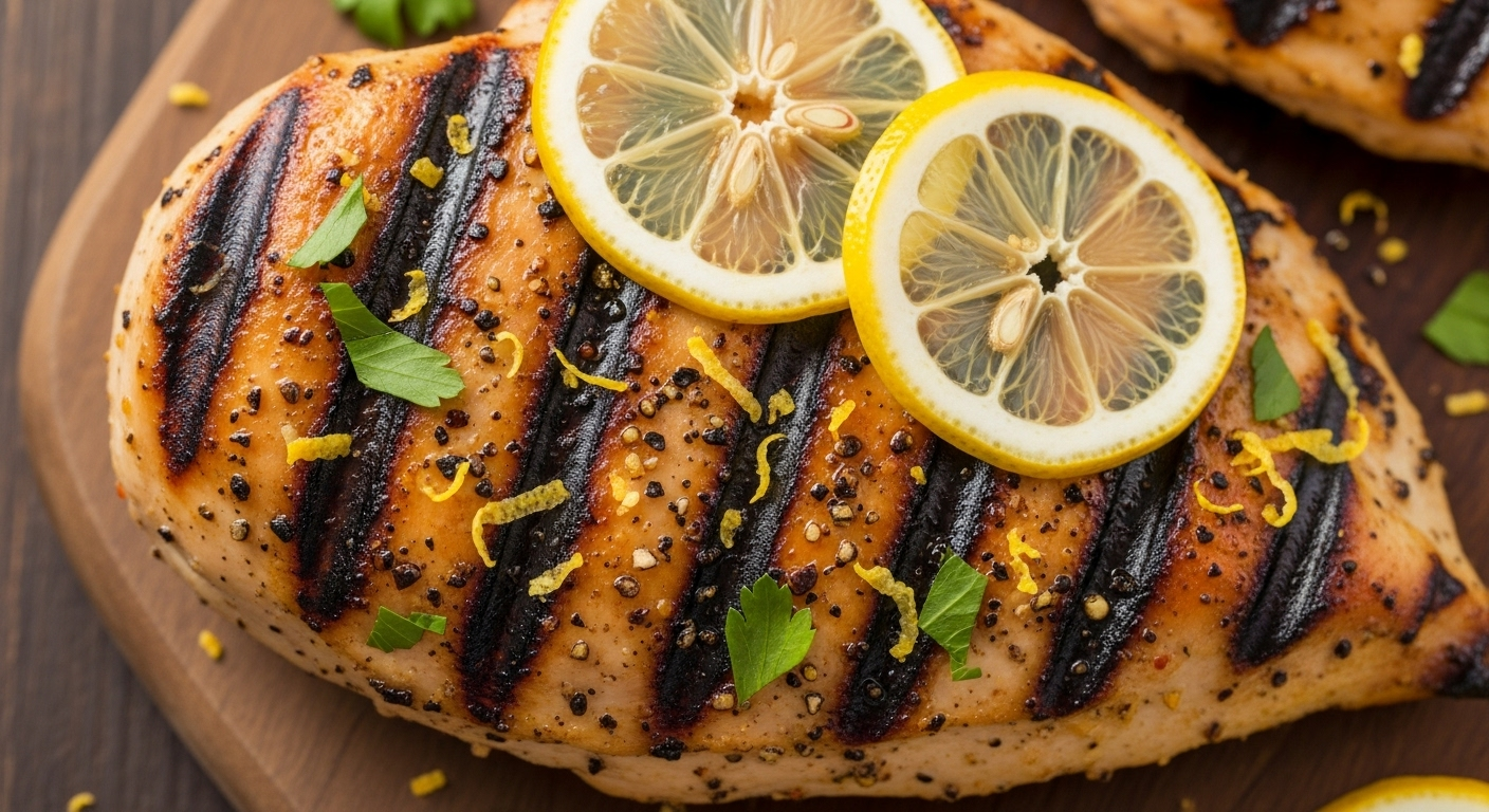 Grilled Lemon Pepper Chicken