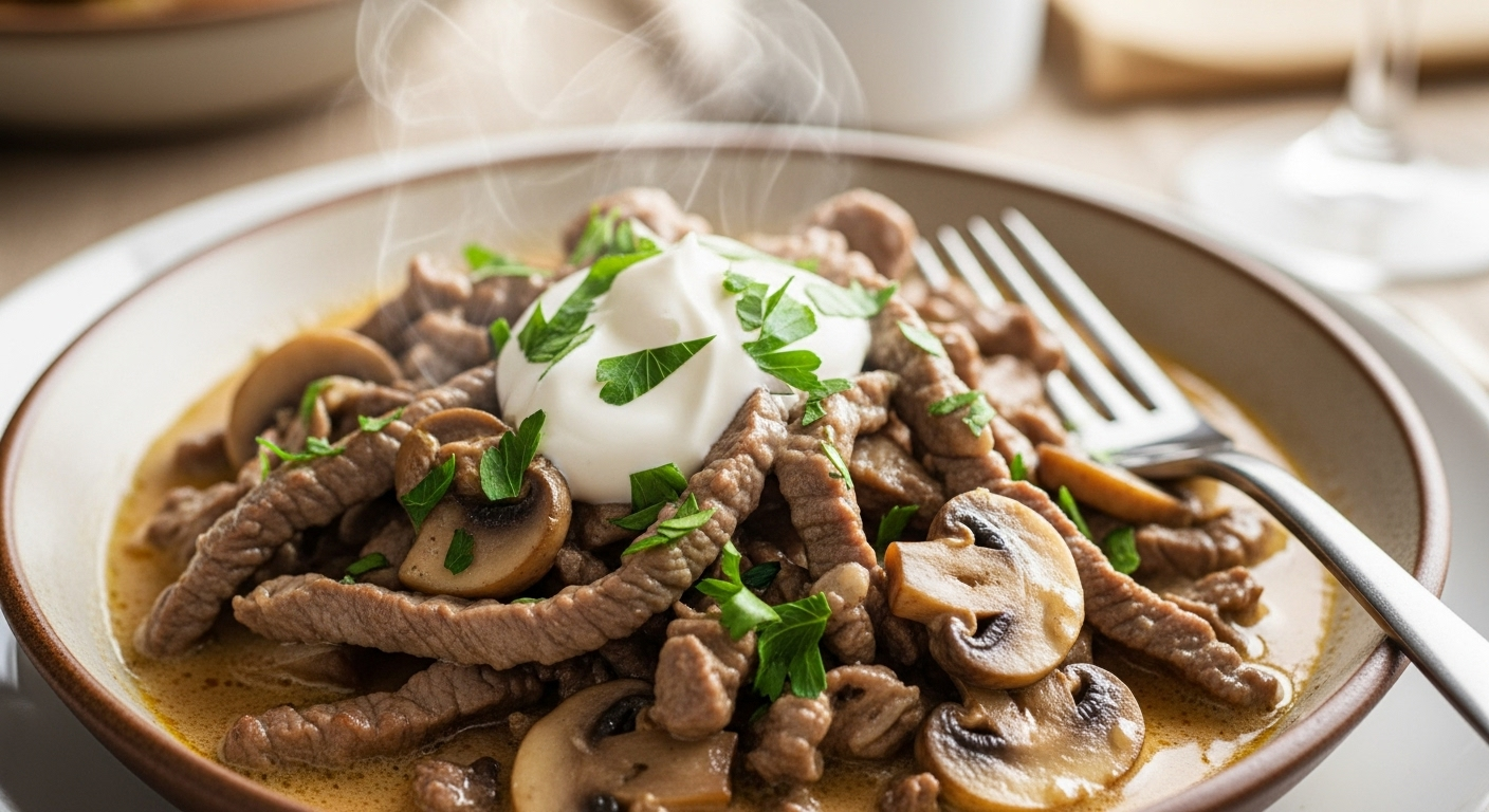 Beef Stroganoff