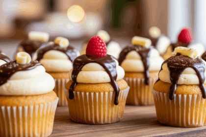 Boston Cream Pie Cupcakes