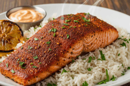 Cajun-Salmon-with-Rice