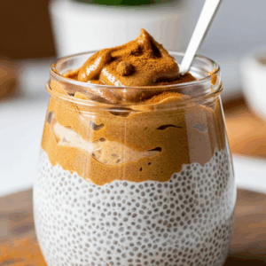 Chia Pudding with Almond Butter & Cinnamon