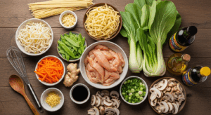 Chicken Lo Mein ingredients