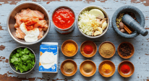 Chicken Tikka Masala ingredients