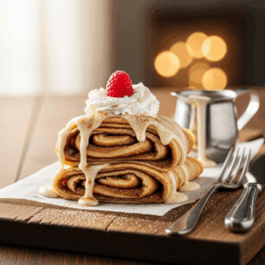 Cinnamon Roll Crepes