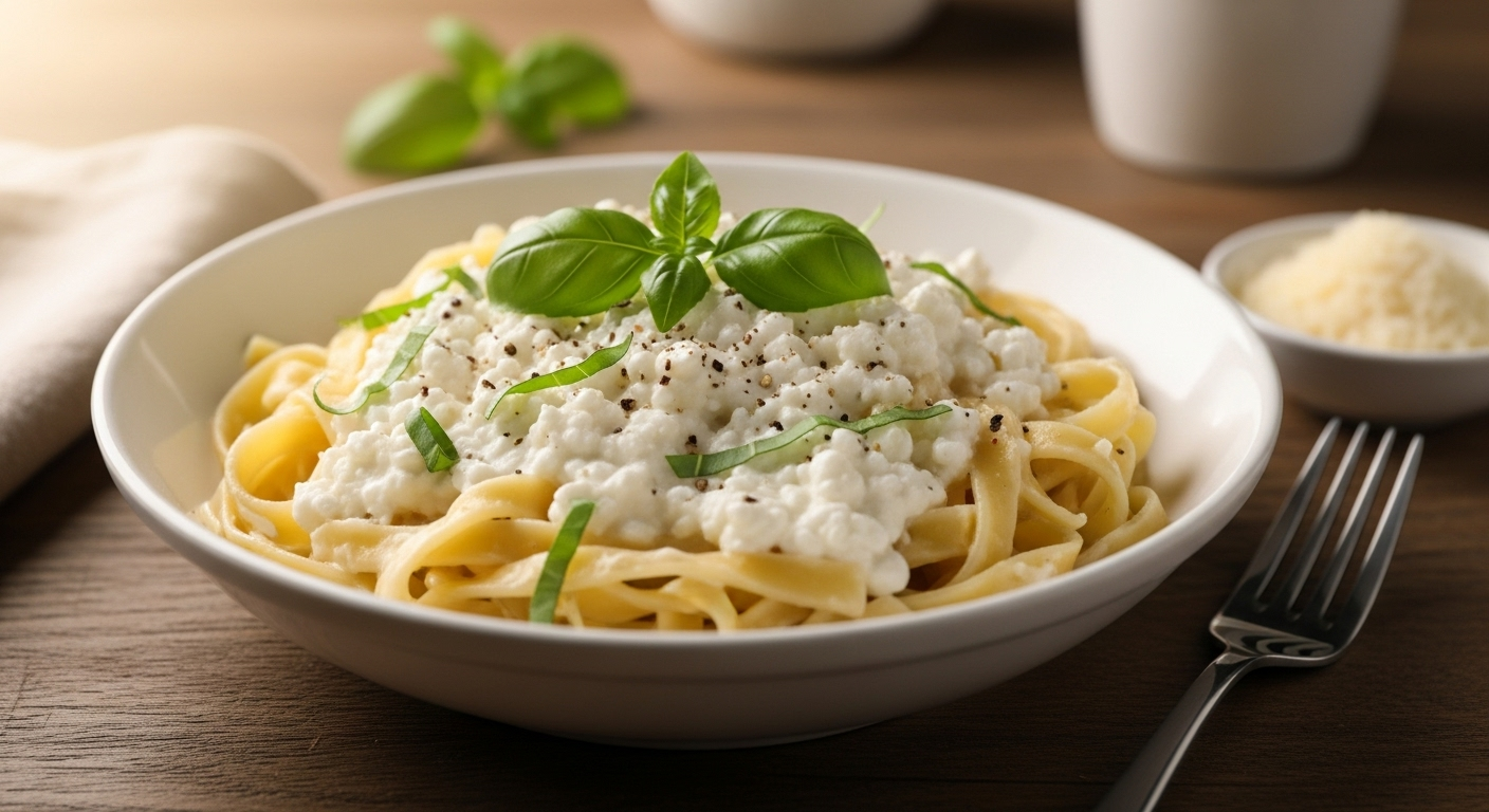 Cottage Cheese Alfredo