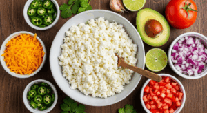 Cottage Cheese Queso ingredients
