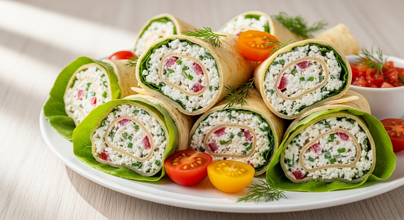 Cottage Cheese Wraps
