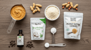Egg-Free Keto Peanut Butter Cookies ingredients