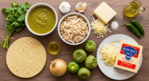 Enchiladas-Verde-ingredients