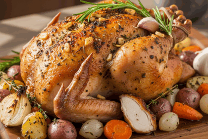Garlic-Herb-Roasted-Chicken