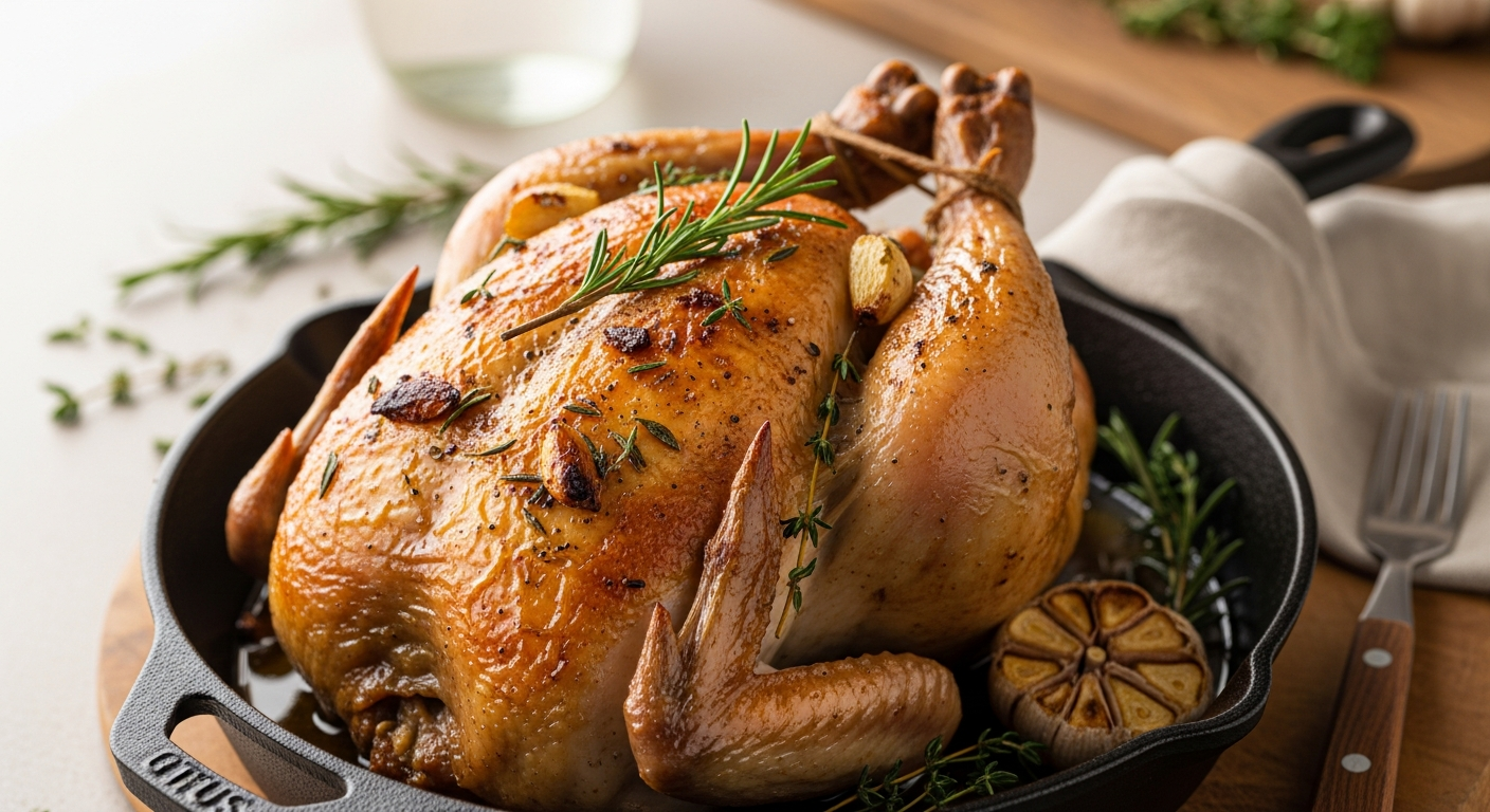 Garlic Herb Roasted Chicken