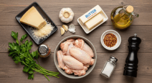 Garlic Parmesan Chicken Wings INGREDIENTS