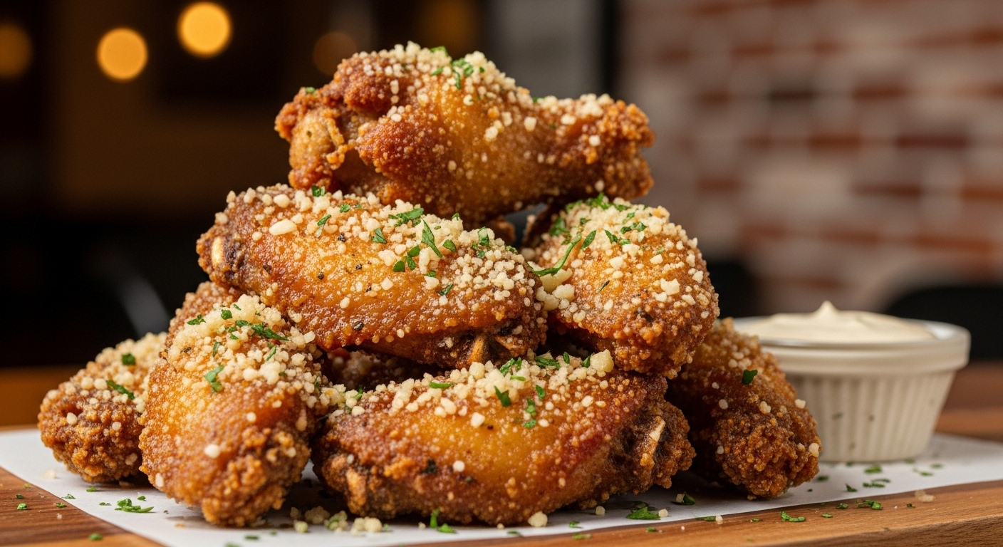 Garlic Parmesan Chicken Wings