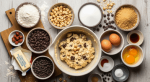 Hazelnut Chocolate Chip Cookies ingredients