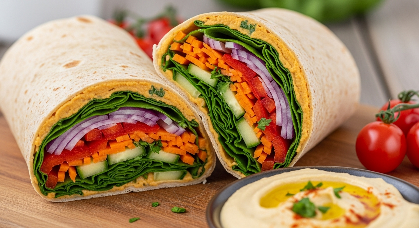 Hummus & Veggie Wrap