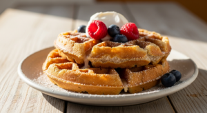 Keto Coconut Flour Waffles