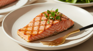 Keto Grilled Salmon with Herb Butter