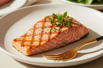 Keto Grilled Salmon with Herb Butter