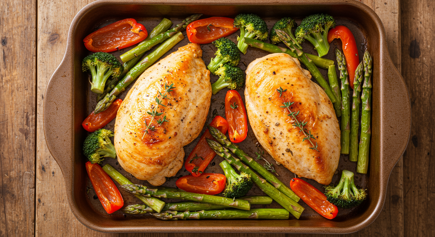 Oven-Baked-Chicken-Breast-with-Vegetables