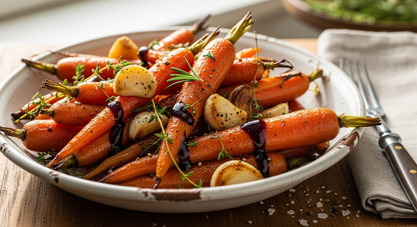 Roasted Garlic Carrots