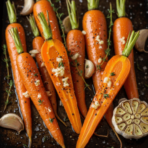 Roasted Garlic Carrots