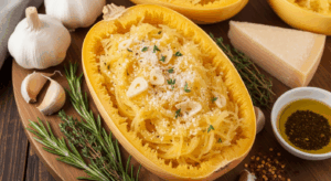 Spaghetti-Squash-with-Garlic-Parmesan