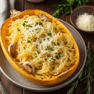 Spaghetti-Squash-with-Garlic-Parmesan