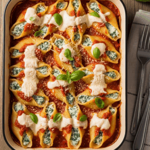 Spinach & Ricotta Stuffed Shells