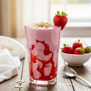 Strawberry-Oatmeal-Shake