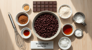  Vegan Black Bean Brownies ingredients