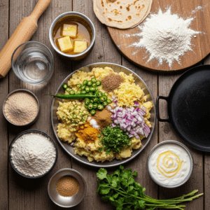 Aloo Paratha ingredients