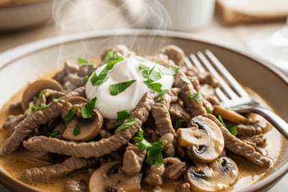 Beef Stroganoff