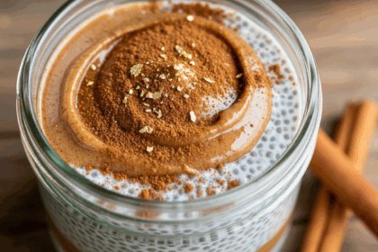 Chia Pudding with Almond Butter & Cinnamon