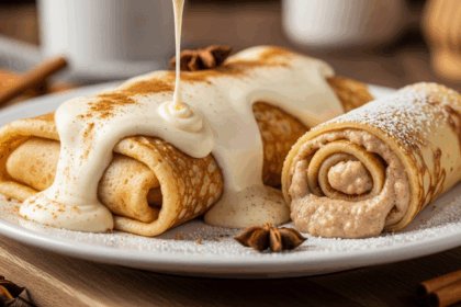 Cinnamon Roll Crepes