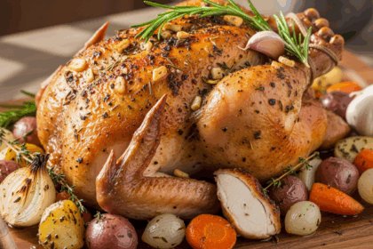 Garlic-Herb-Roasted-Chicken