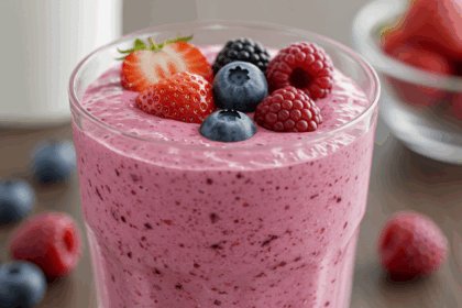 Greek-Yogurt-Honey-Berry-Smoothie