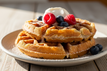 Keto Coconut Flour Waffles